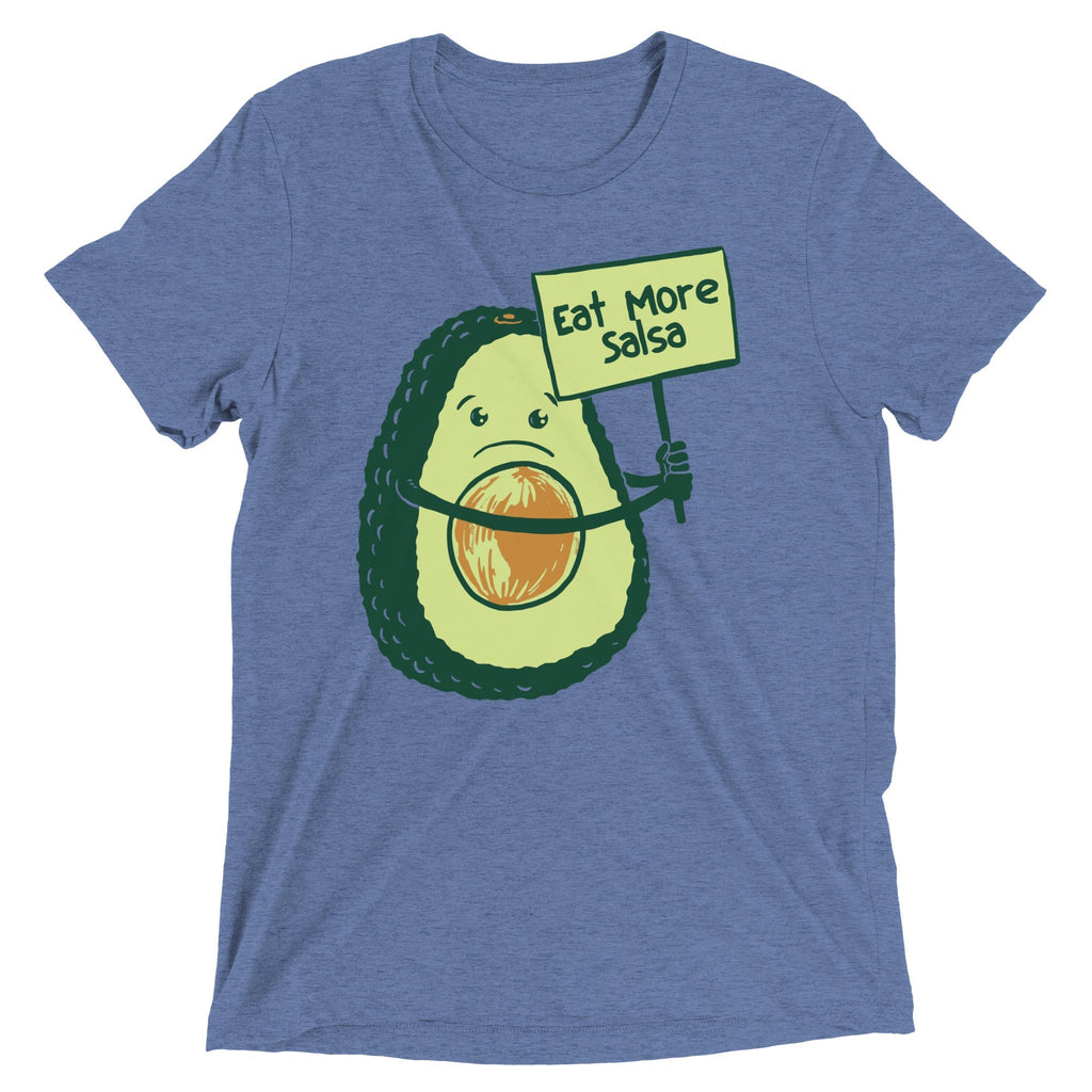 Eat More Salsa Men's Tri-Blend - Adult & Kids T-Shirts, Sweatshirts & Hoodies apparel design preview 1
