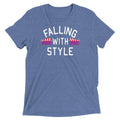 Falling With Style Men's Tri-Blend - Adult & Kids T-Shirts, Sweatshirts & Hoodies apparel design preview 1