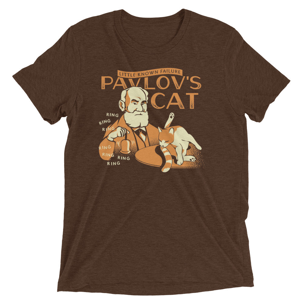 Pavlov's Cat Men's Tri-Blend - Adult & Kids T-Shirts, Sweatshirts & Hoodies apparel design preview 1