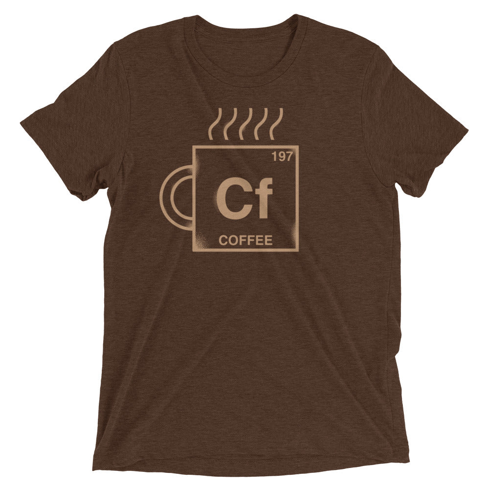 Coffee Element Men's Tri-Blend - Adult & Kids T-Shirts, Sweatshirts & Hoodies apparel design preview 1