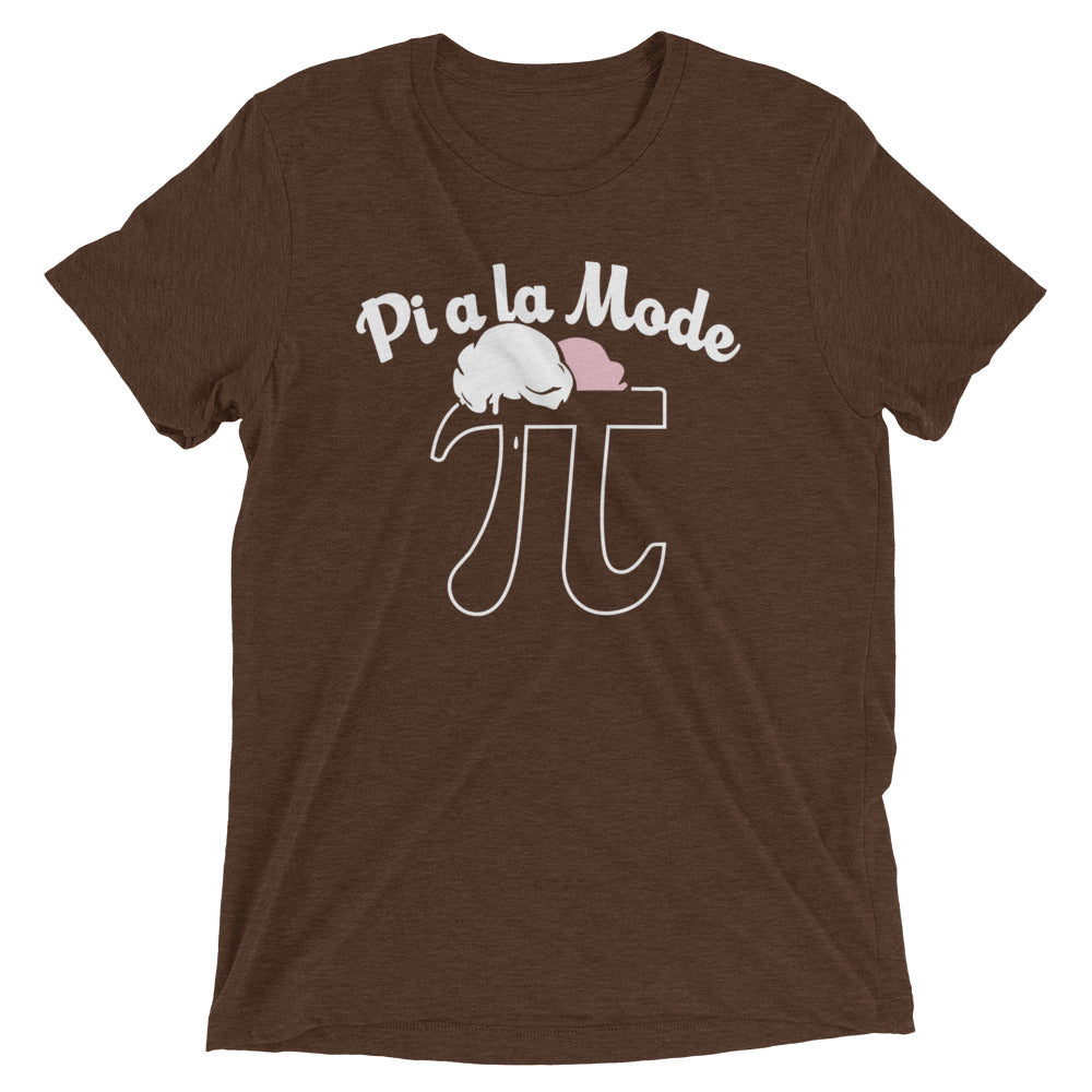 Pi a la Mode Men's Tri-Blend - Adult & Kids T-Shirts, Sweatshirts & Hoodies apparel design preview 1