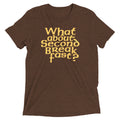 What About Second Breakfast? Men's Tri-Blend - Adult & Kids T-Shirts, Sweatshirts & Hoodies apparel design preview 1