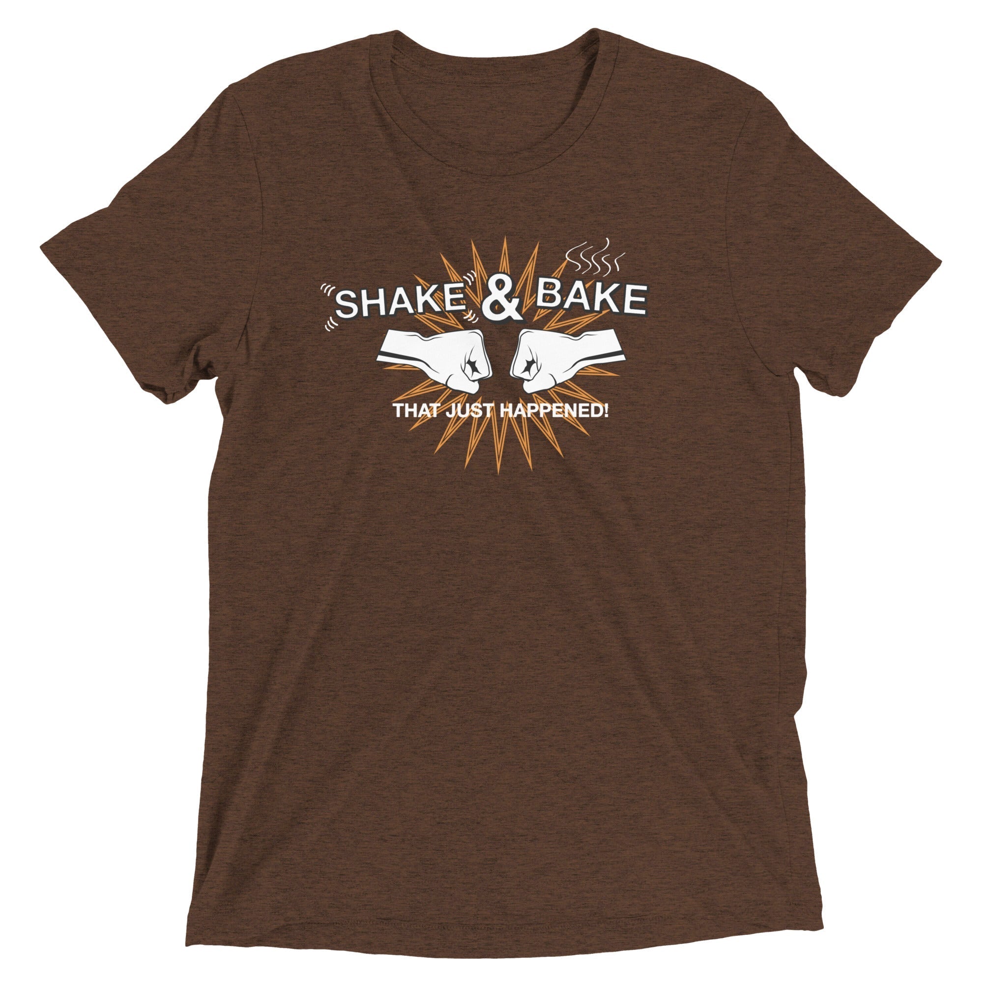 Shake Bake Men's Tri-Blend - Adult & Kids T-Shirts, Sweatshirts & Hoodies apparel design preview 1
