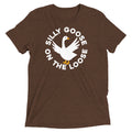 Silly Goose On The Loose Men's Tri-Blend - Adult & Kids T-Shirts, Sweatshirts & Hoodies apparel design preview 1