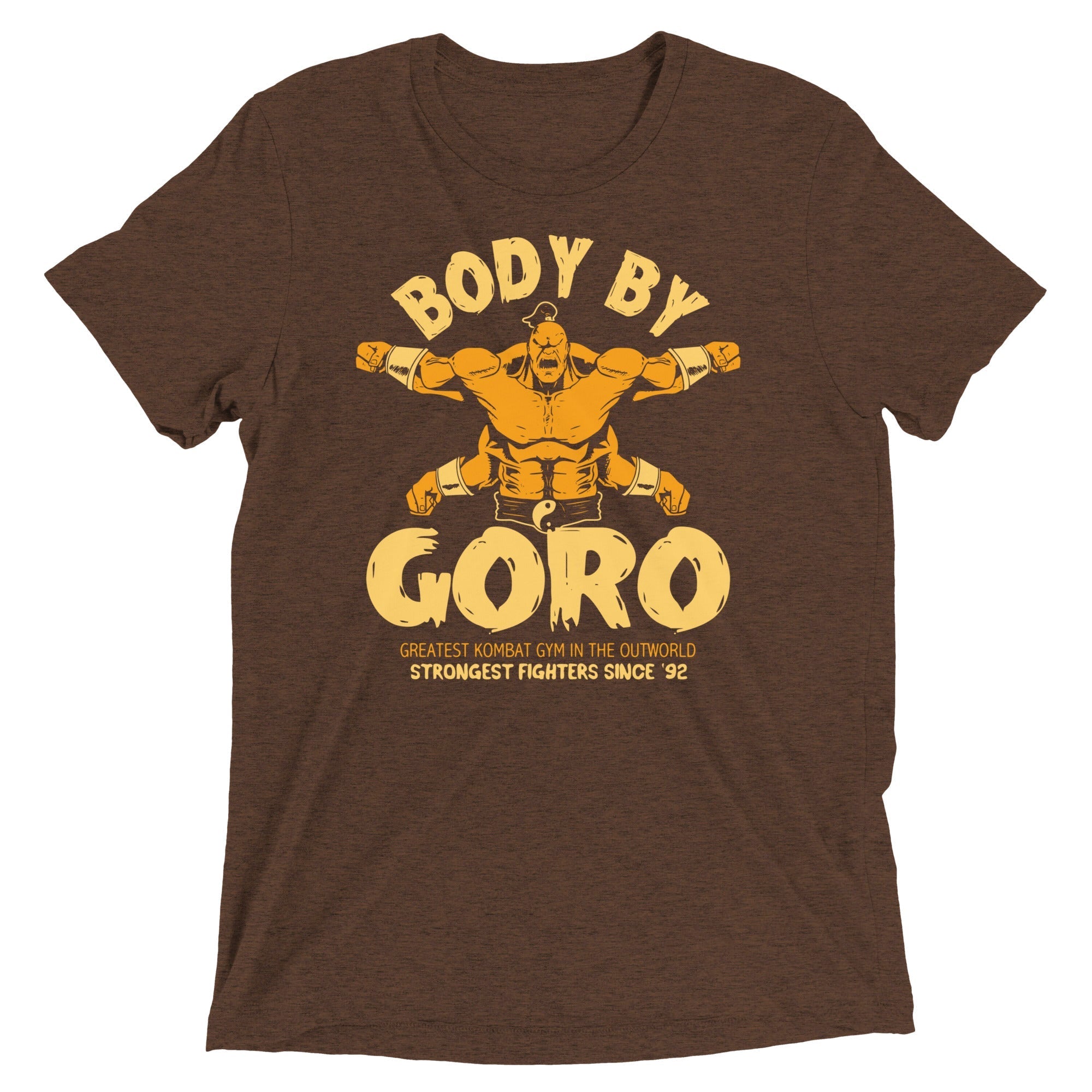 Body By Goro Men's Tri-Blend - Adult & Kids T-Shirts, Sweatshirts & Hoodies apparel design preview 1