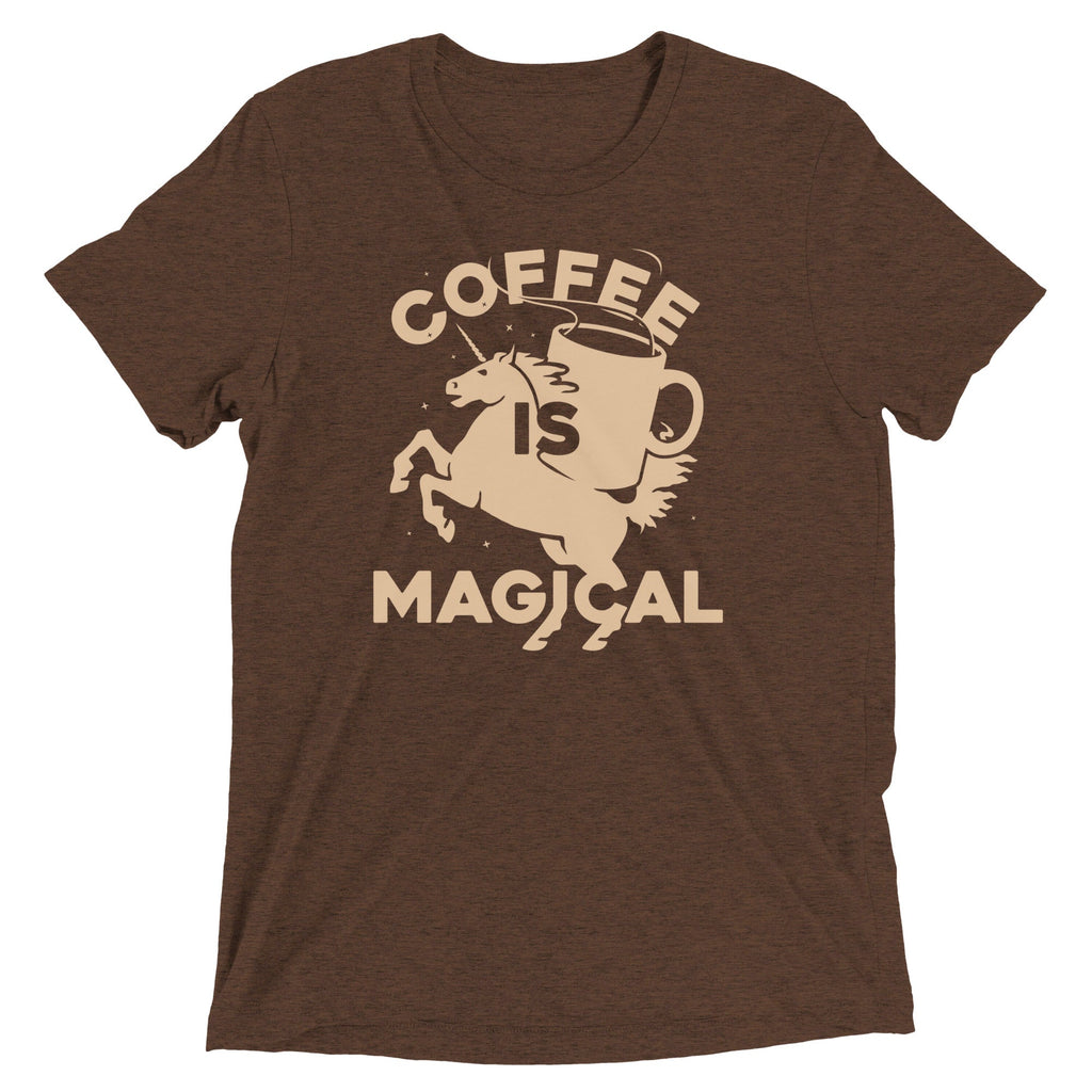 Coffee Is Magical Men's Tri-Blend - Adult & Kids T-Shirts, Sweatshirts & Hoodies apparel design preview 1