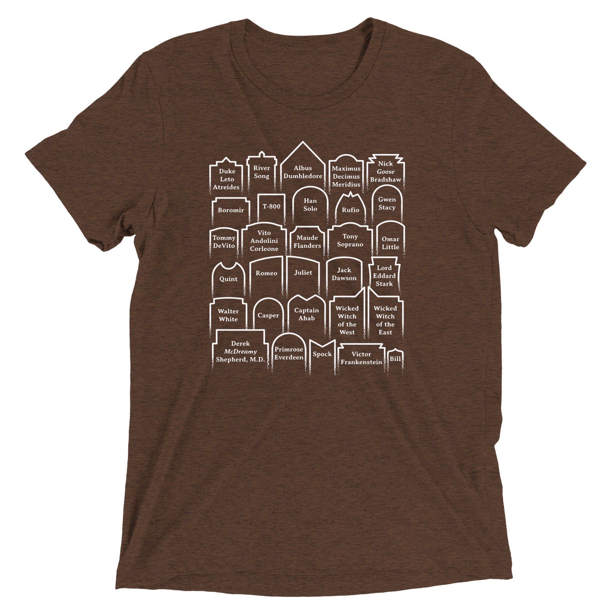 Spoiler Alert Men's Tri-Blend - Adult & Kids T-Shirts, Sweatshirts & Hoodies apparel design preview 1
