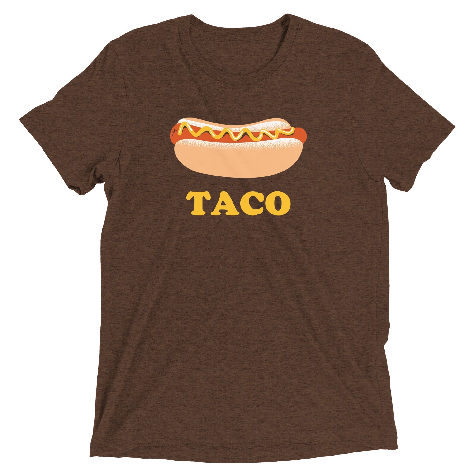 Hotdog Taco Men's Tri-Blend - Adult & Kids T-Shirts, Sweatshirts & Hoodies apparel design preview 1
