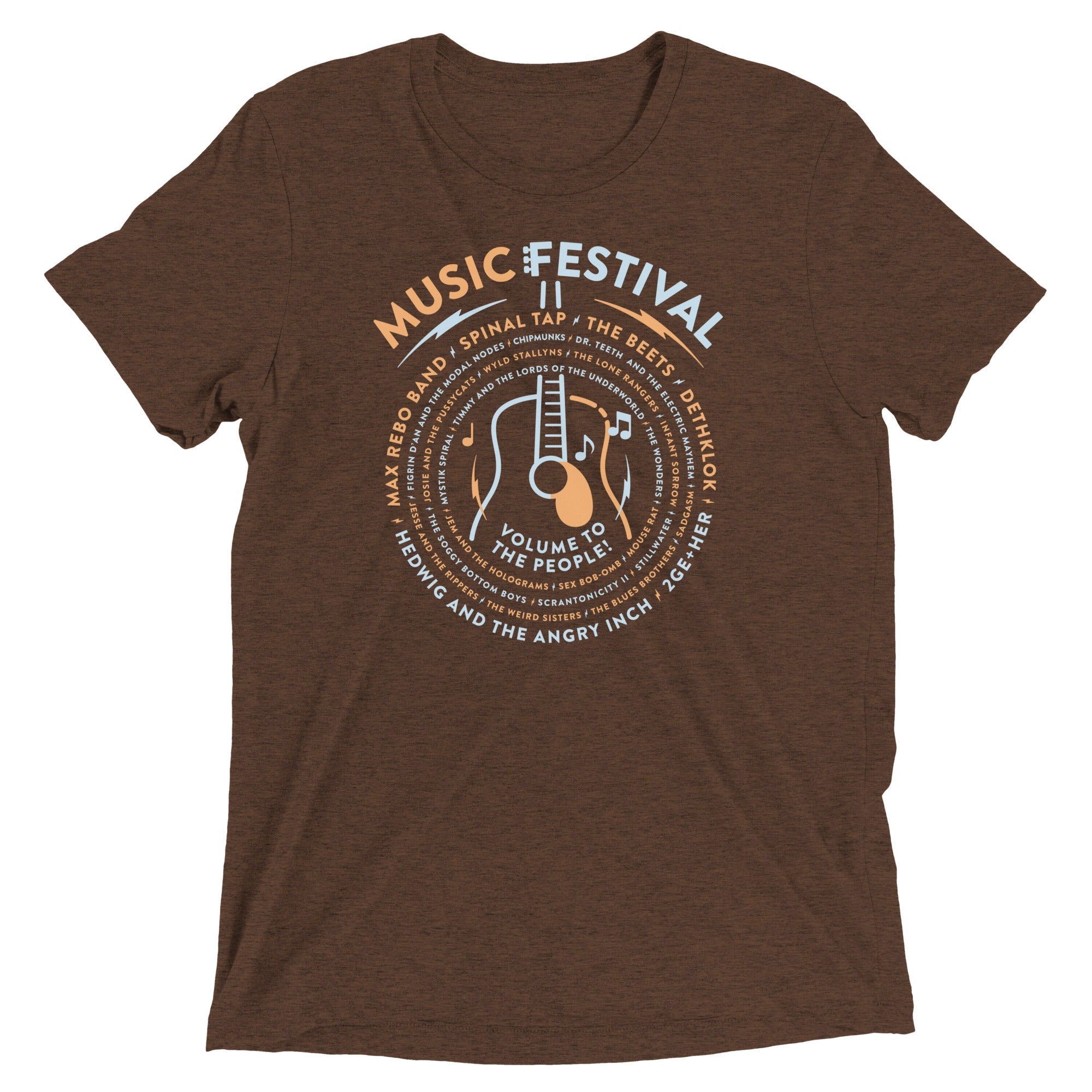 Music Festival Men's Tri-Blend - Adult & Kids T-Shirts, Sweatshirts & Hoodies apparel design preview 1