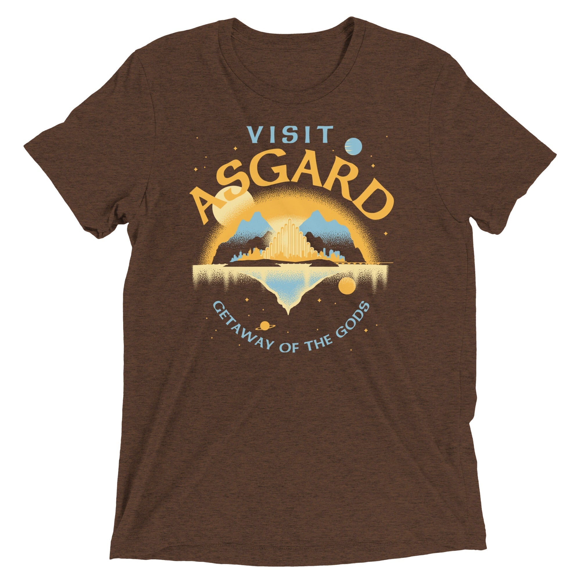 Visit Asgard Men's Tri-Blend - Adult & Kids T-Shirts, Sweatshirts & Hoodies apparel design preview 1