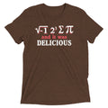 I Ate Sum Pi Men's Tri-Blend - Adult & Kids T-Shirts, Sweatshirts & Hoodies apparel design preview 1