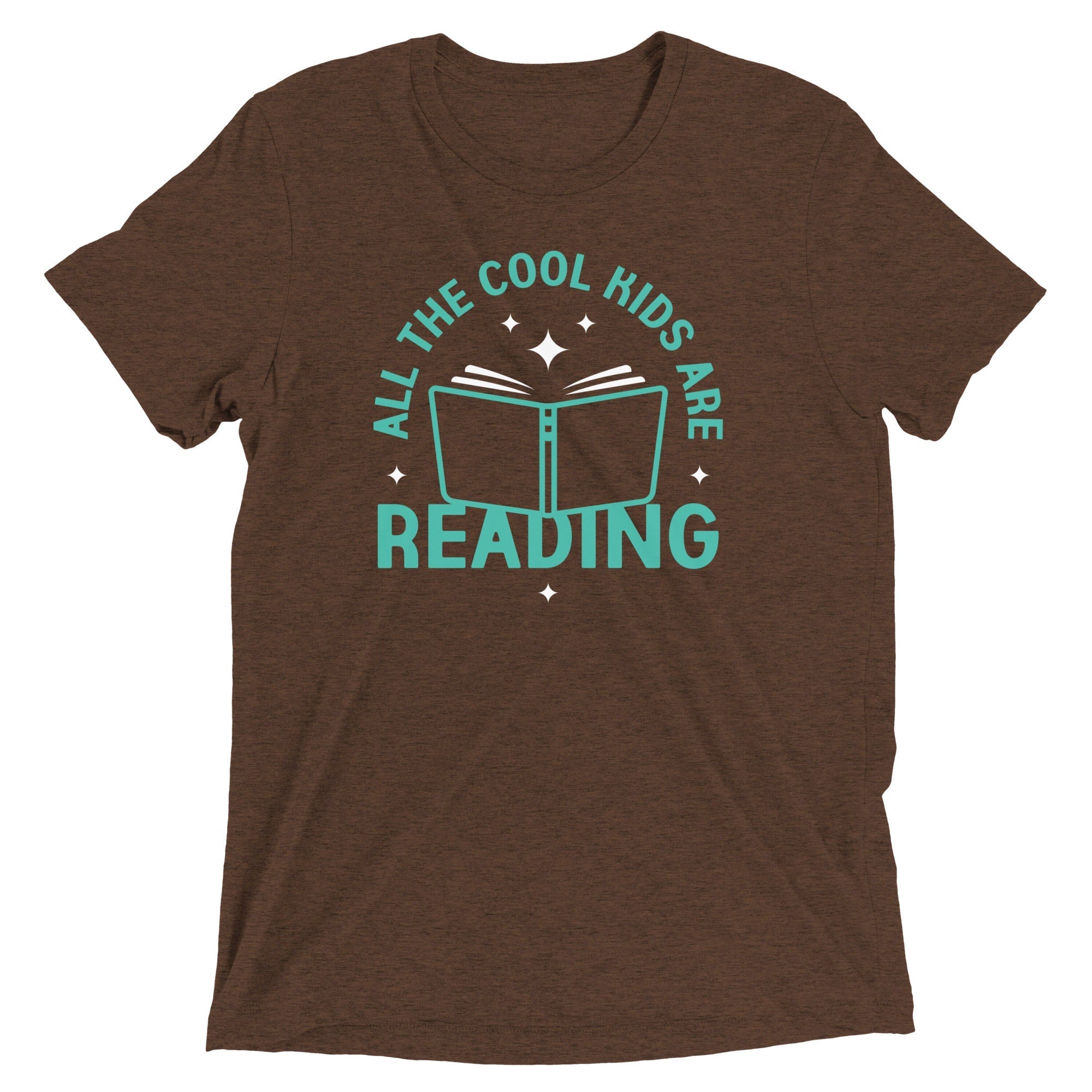 All The Cool Kids Are Reading Men's Tri-Blend - Adult & Kids T-Shirts, Sweatshirts & Hoodies apparel design preview 1