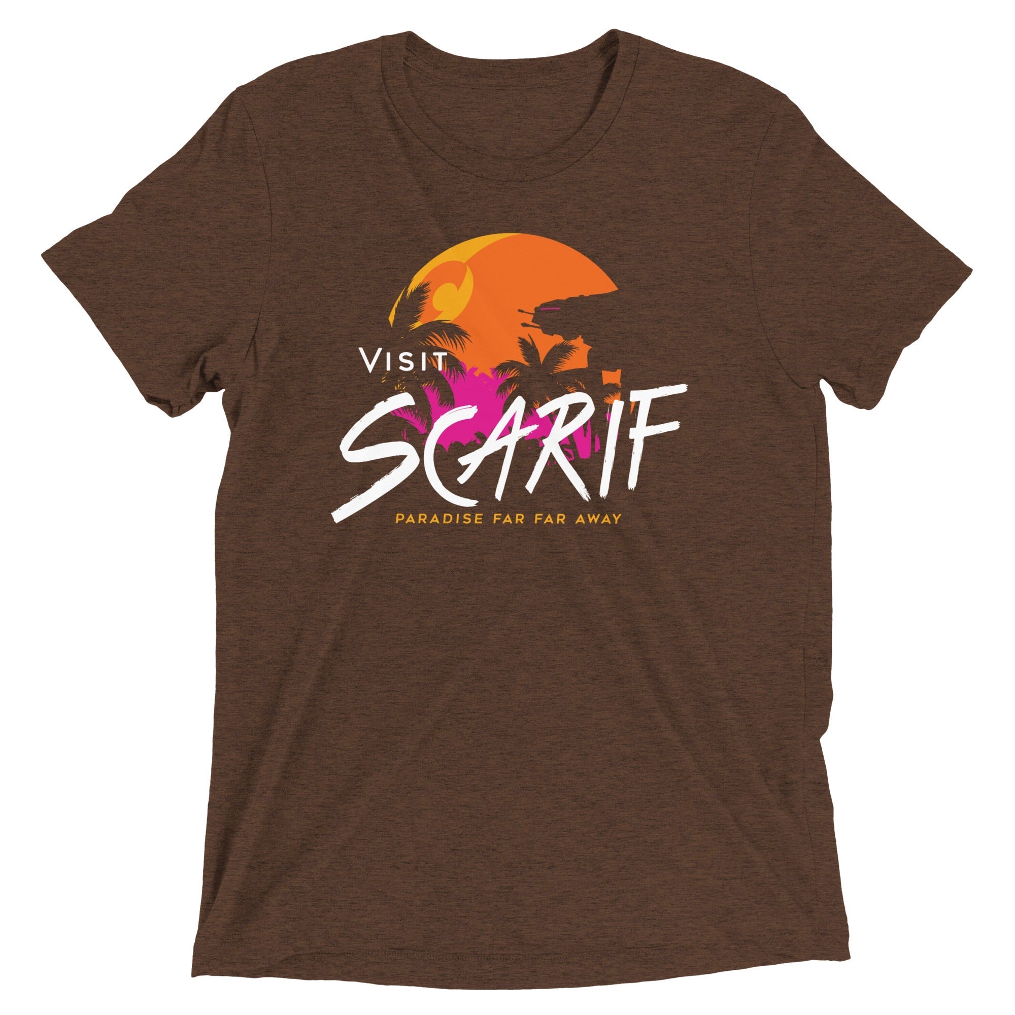 Visit Scarif Men's Tri-Blend - Adult & Kids T-Shirts, Sweatshirts & Hoodies apparel design preview 1