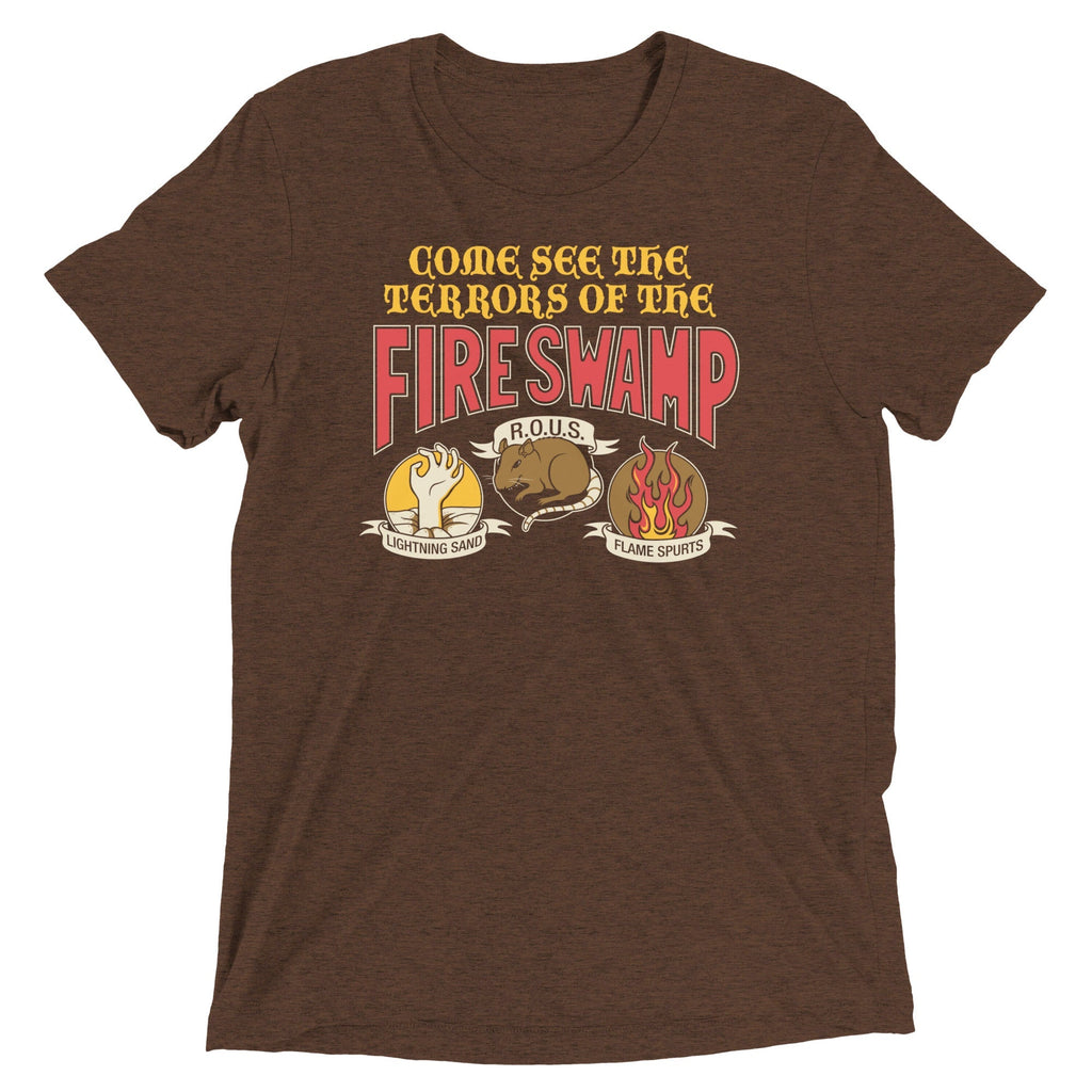 The Fire Swamp Men's Tri-Blend - Adult & Kids T-Shirts, Sweatshirts & Hoodies apparel design preview 1