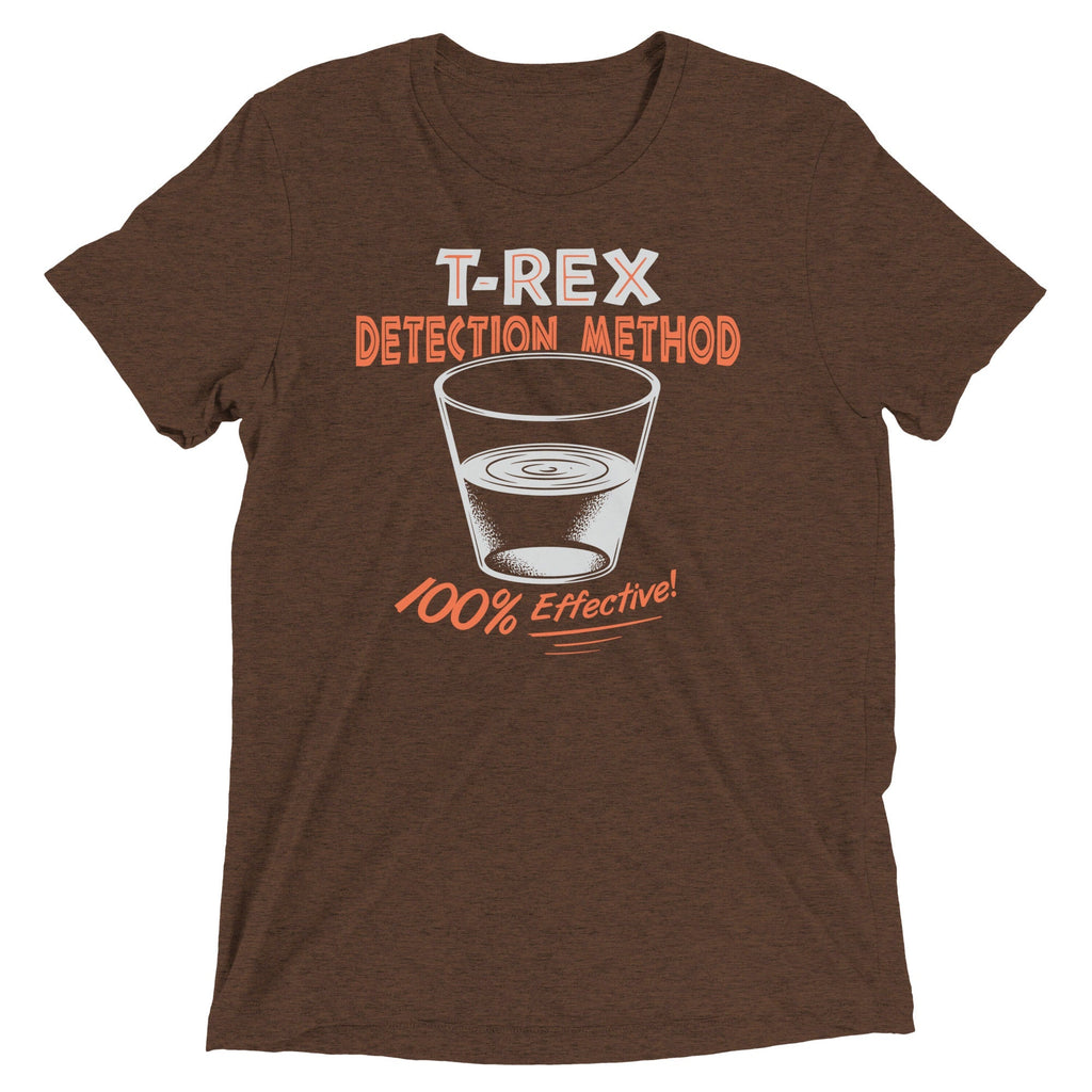 T-Rex Detection Method Men's Tri-Blend - Adult & Kids T-Shirts, Sweatshirts & Hoodies apparel design preview 1