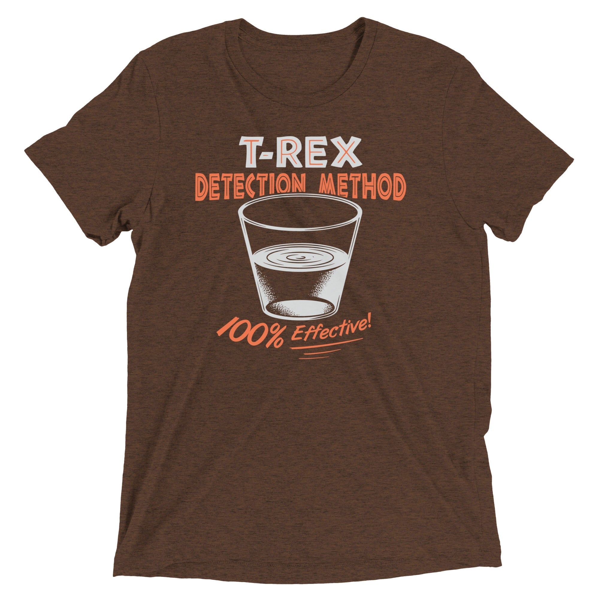 T-Rex Detection Method Men's Tri-Blend - Adult & Kids T-Shirts, Sweatshirts & Hoodies apparel design preview 1