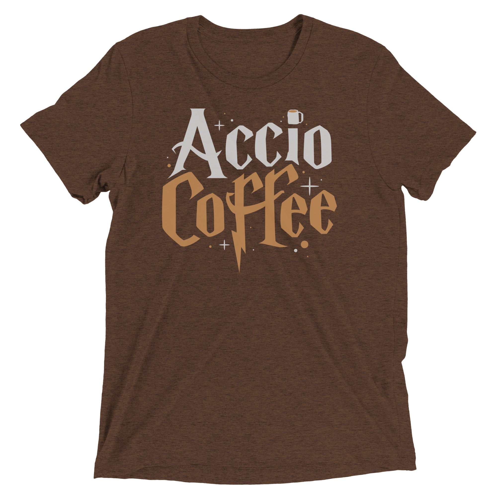 Accio Coffee Men's Tri-Blend - Adult & Kids T-Shirts, Sweatshirts & Hoodies apparel design preview 1