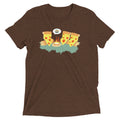 Pizza Campfire Story Men's Tri-Blend - Adult & Kids T-Shirts, Sweatshirts & Hoodies apparel design preview 1
