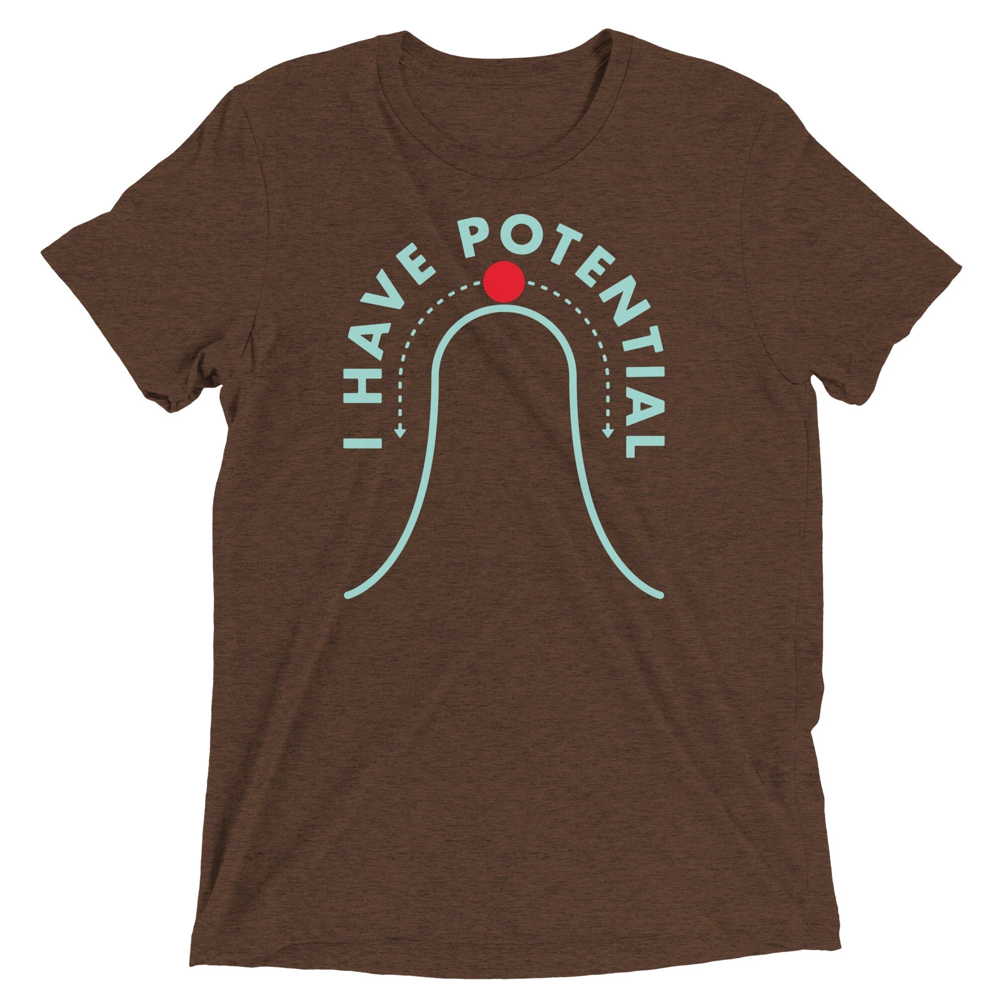 I Have Potential Men's Tri-Blend - Adult & Kids T-Shirts, Sweatshirts & Hoodies apparel design preview 1