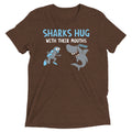 Sharks Hug With Their Mouths Men's Tri-Blend - Adult & Kids T-Shirts, Sweatshirts & Hoodies apparel design preview 1