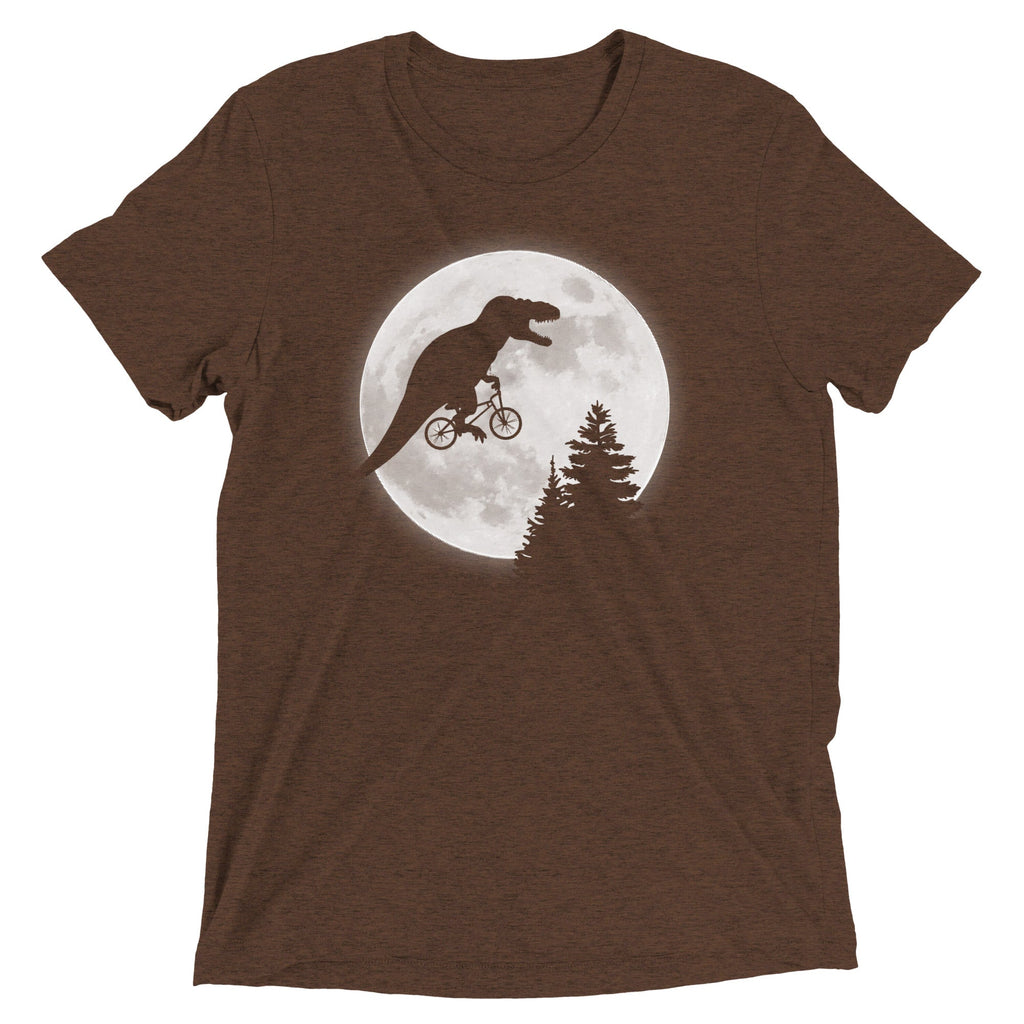 T-Rex Moon Men's Tri-Blend - Adult & Kids T-Shirts, Sweatshirts & Hoodies apparel design preview 1