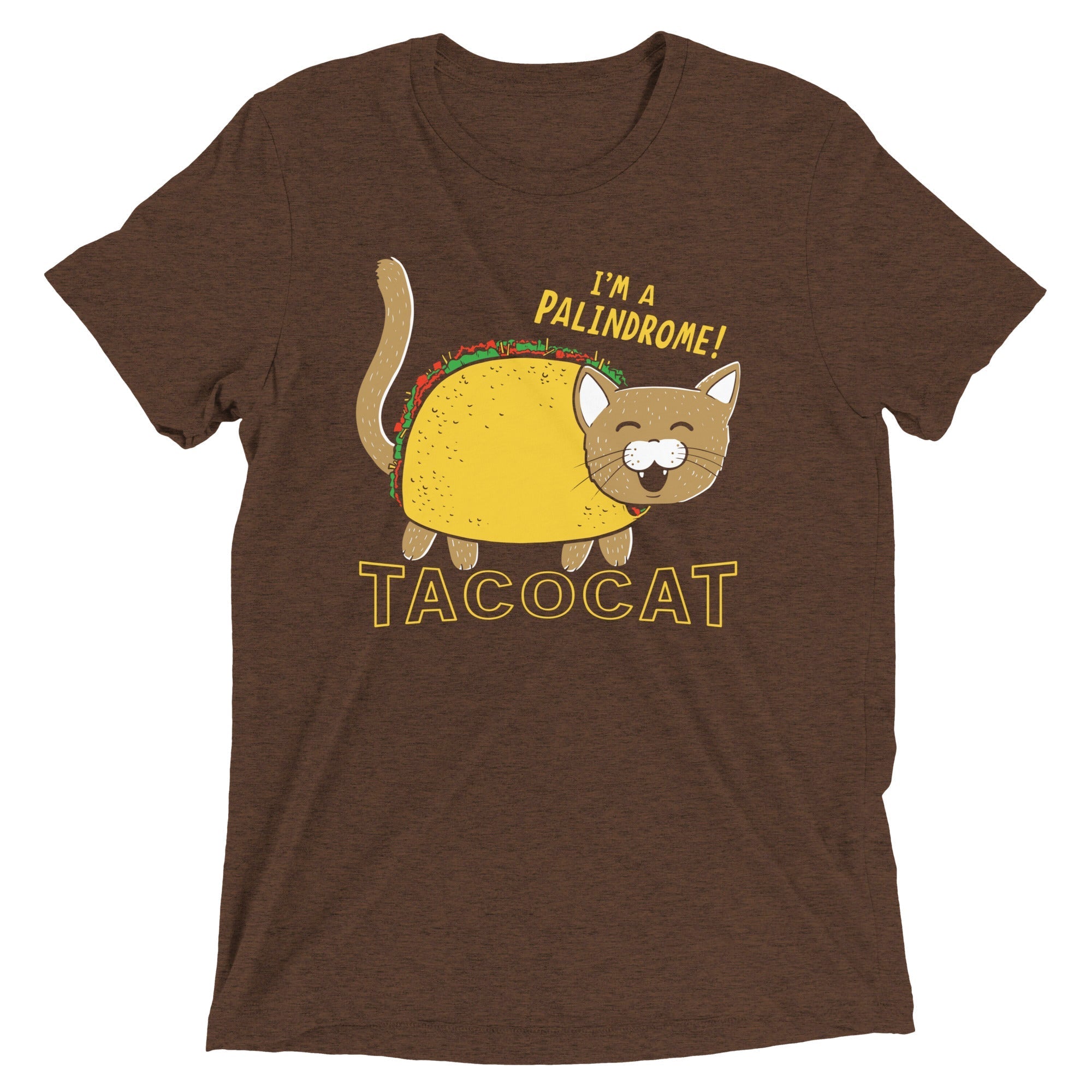 Taco Cat Men's Tri-Blend - Adult & Kids T-Shirts, Sweatshirts & Hoodies apparel design preview 1