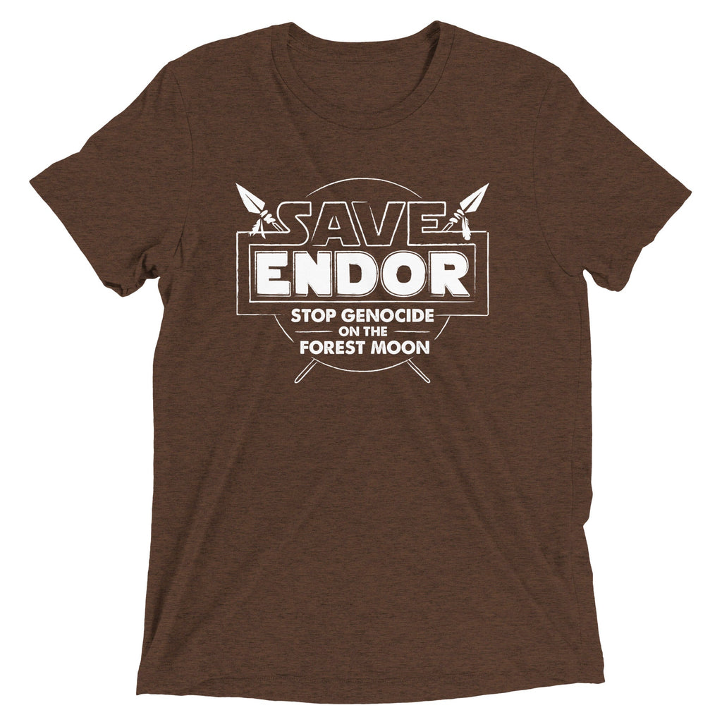 Save Endor Men's Tri-Blend - Adult & Kids T-Shirts, Sweatshirts & Hoodies apparel design preview 1
