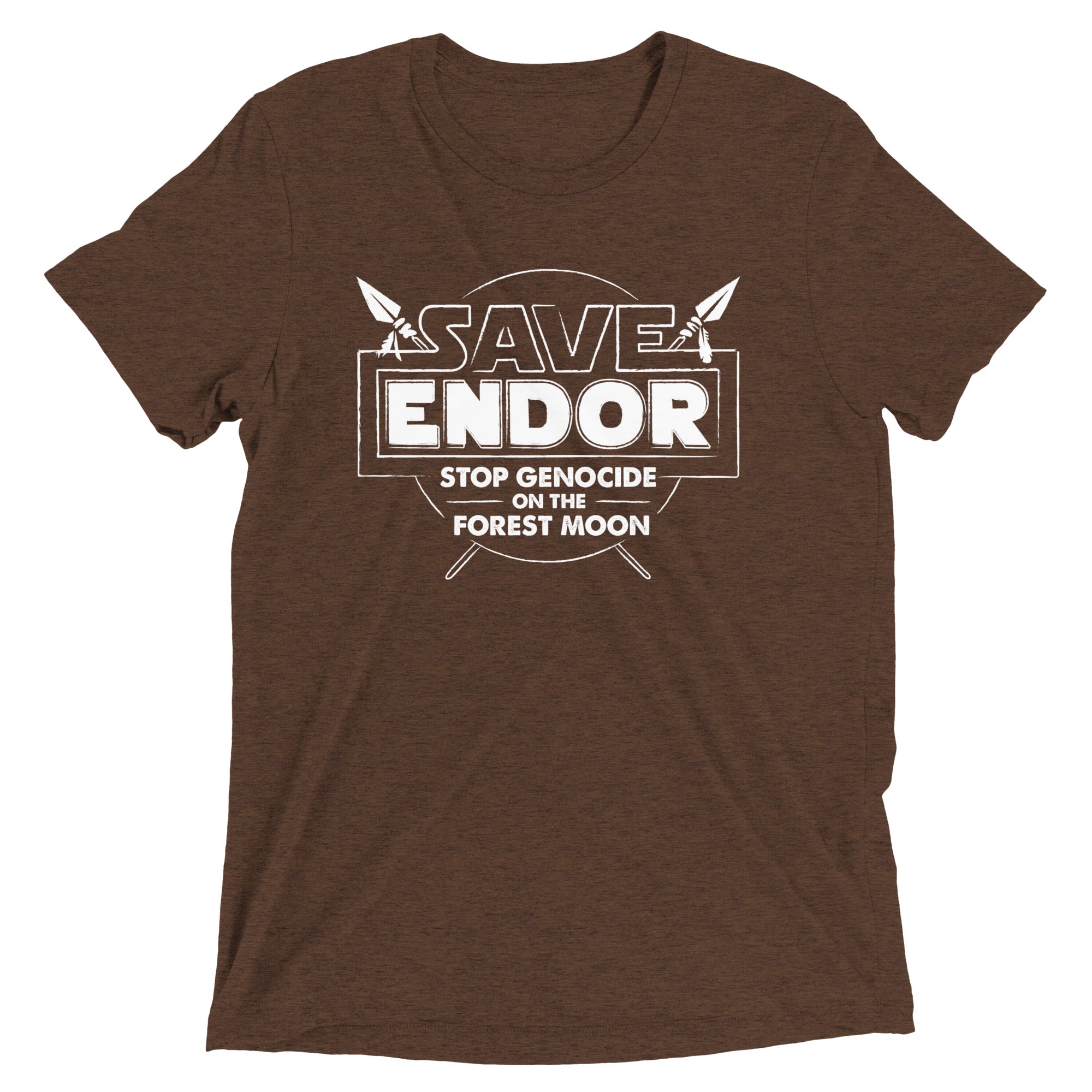 Save Endor Men's Tri-Blend - Adult & Kids T-Shirts, Sweatshirts & Hoodies apparel design preview 1