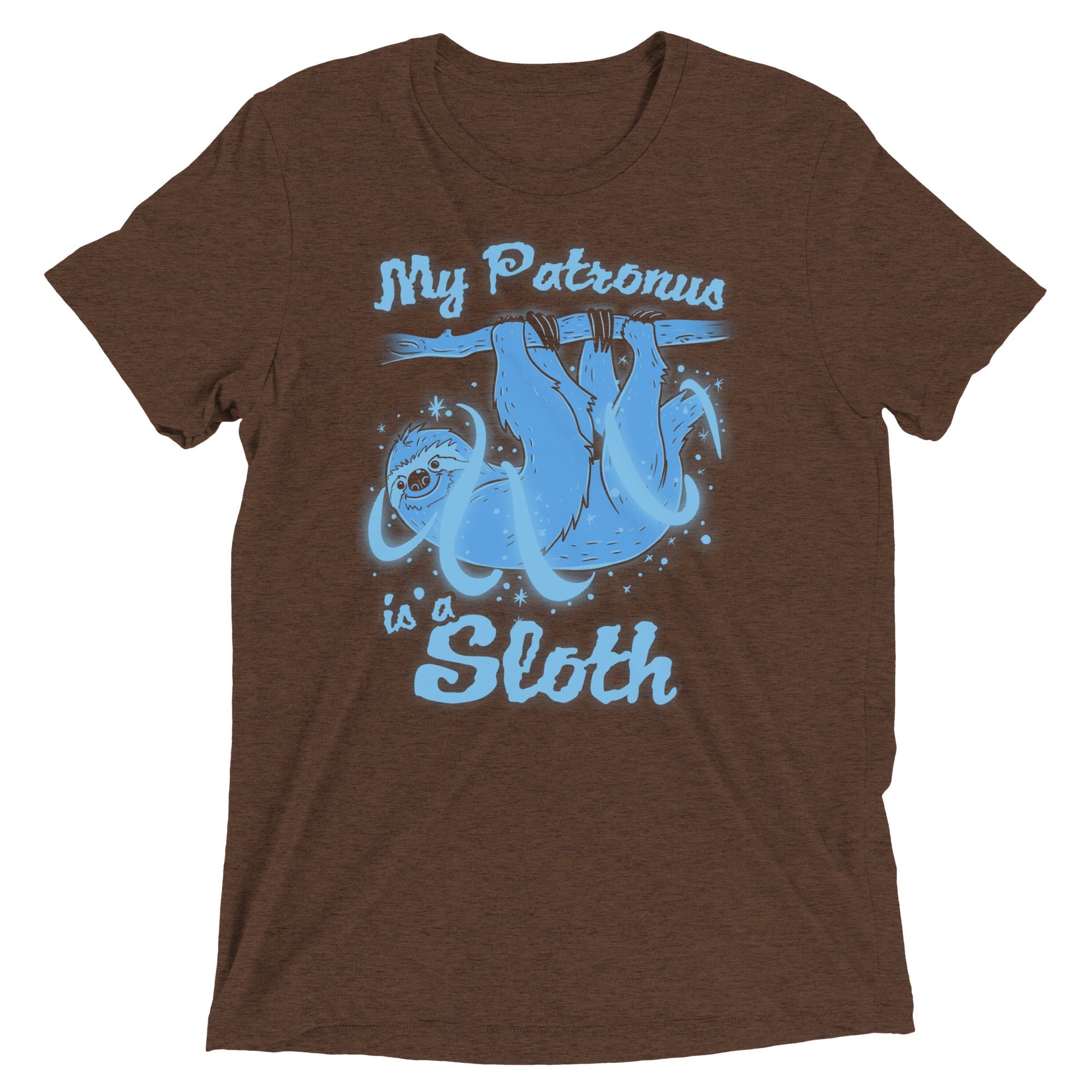 My Patronus Is A Sloth Men's Tri-Blend - Adult & Kids T-Shirts, Sweatshirts & Hoodies apparel design preview 1