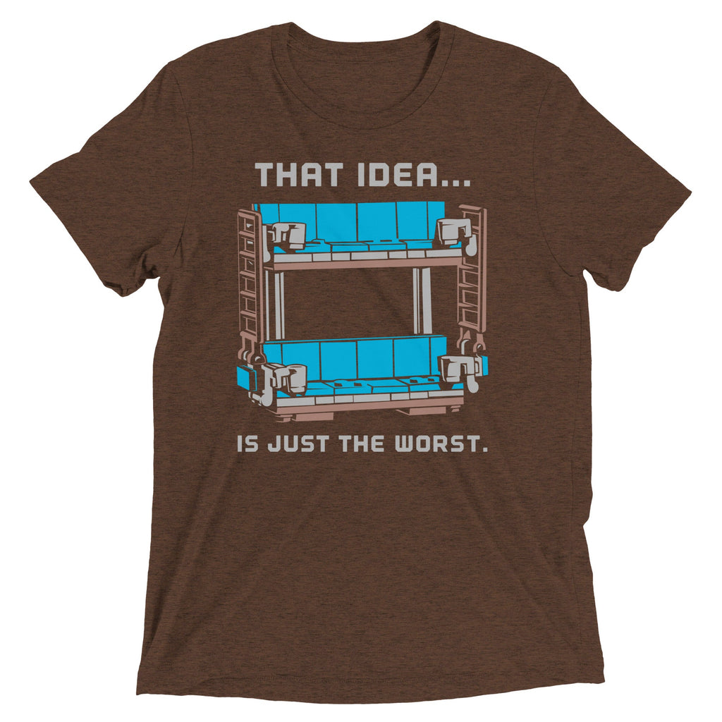 Double Decker Couch Men's Tri-Blend - Adult & Kids T-Shirts, Sweatshirts & Hoodies apparel design preview 1