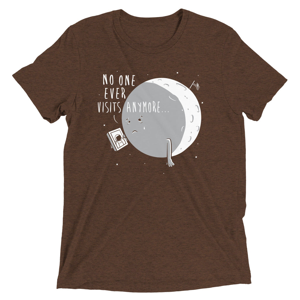 No One Ever Visits Anymore Men's Tri-Blend - Adult & Kids T-Shirts, Sweatshirts & Hoodies apparel design preview 1