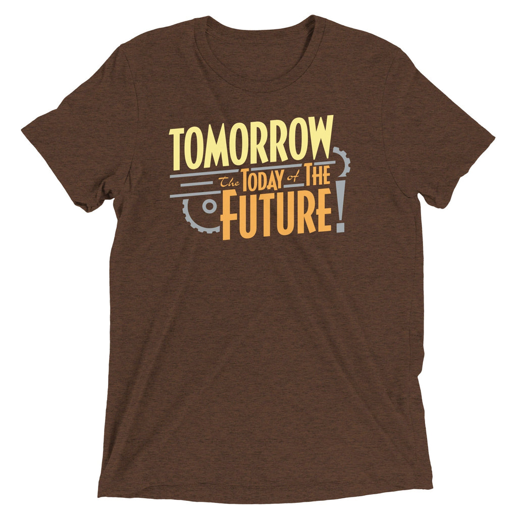Tomorrow, The Today Of Future Men's Tri-Blend - Adult & Kids T-Shirts, Sweatshirts & Hoodies apparel design preview 1