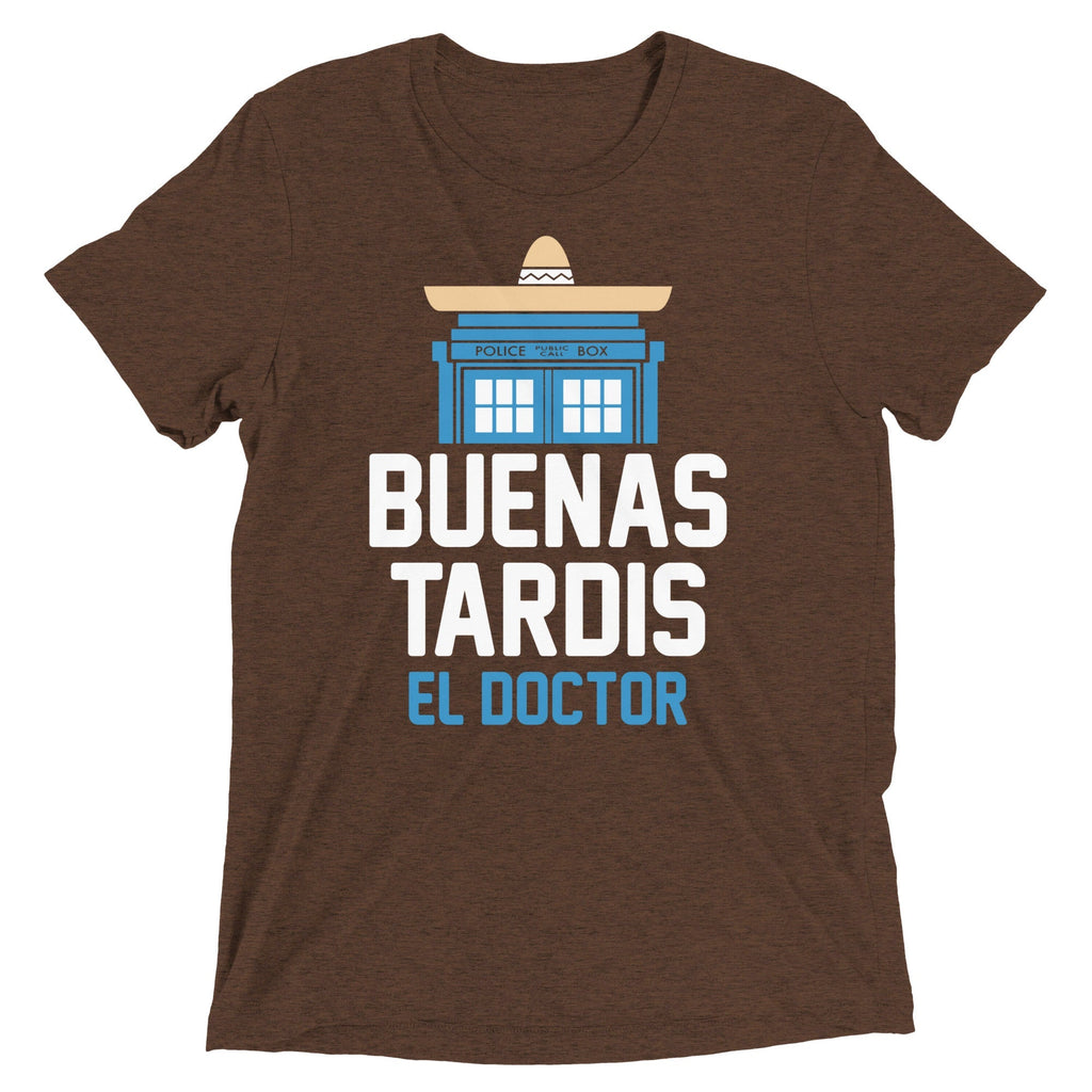 Buenas Tardis Men's Tri-Blend - Adult & Kids T-Shirts, Sweatshirts & Hoodies apparel design preview 1