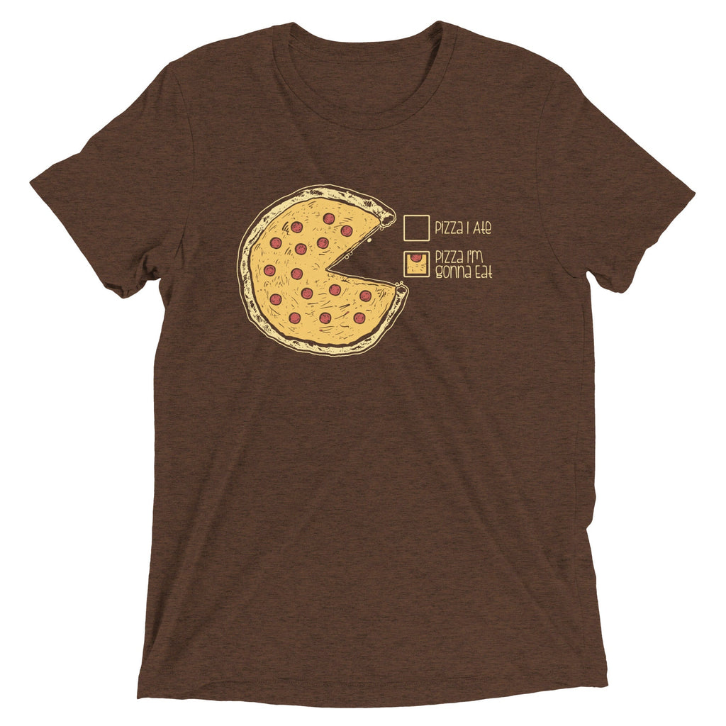 Pizza Pie Chart Men's Tri-Blend - Adult & Kids T-Shirts, Sweatshirts & Hoodies apparel design preview 1