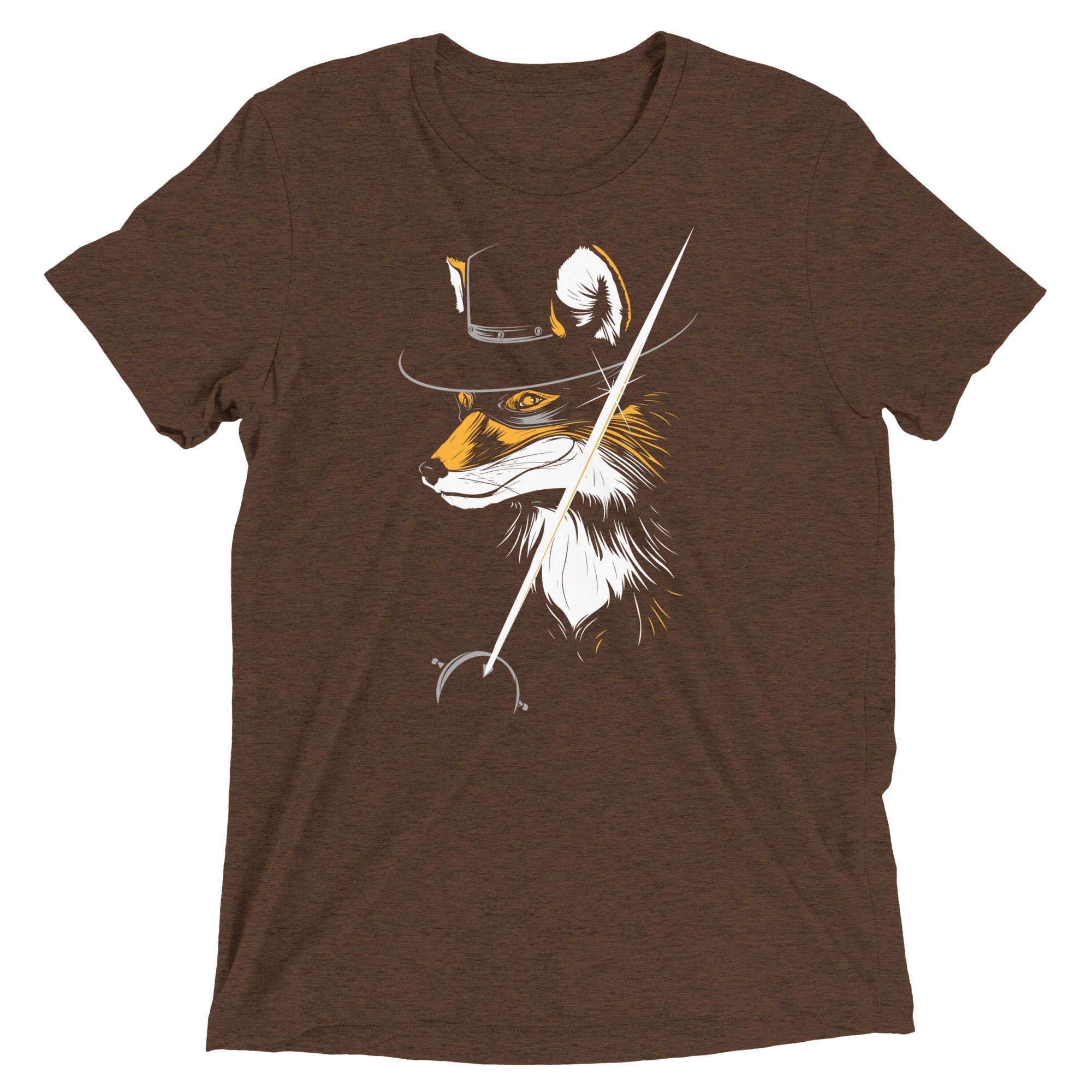 The Fox Men's Tri-Blend - Adult & Kids T-Shirts, Sweatshirts & Hoodies apparel design preview 1