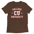 College University Men's Tri-Blend - Adult & Kids T-Shirts, Sweatshirts & Hoodies apparel design preview 1