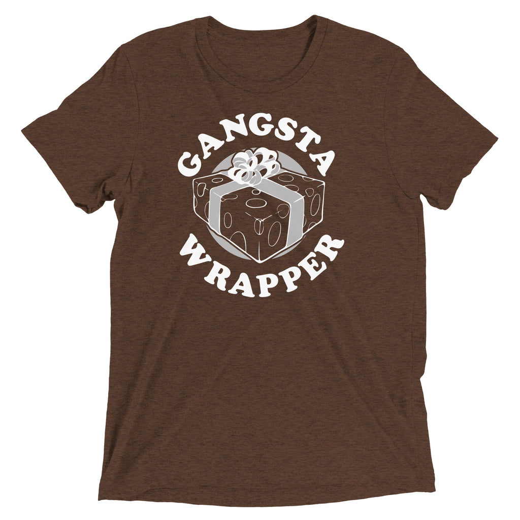 Gangsta Wrapper Men's Tri-Blend - Adult & Kids T-Shirts, Sweatshirts & Hoodies apparel design preview 1