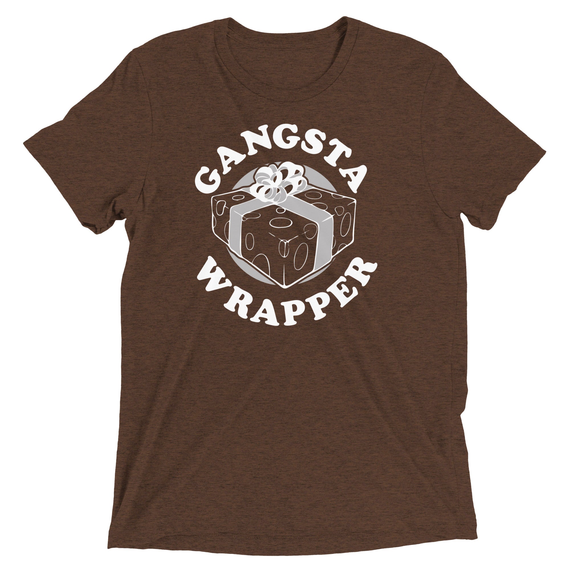 Gangsta Wrapper Men's Tri-Blend - Adult & Kids T-Shirts, Sweatshirts & Hoodies apparel design preview 1