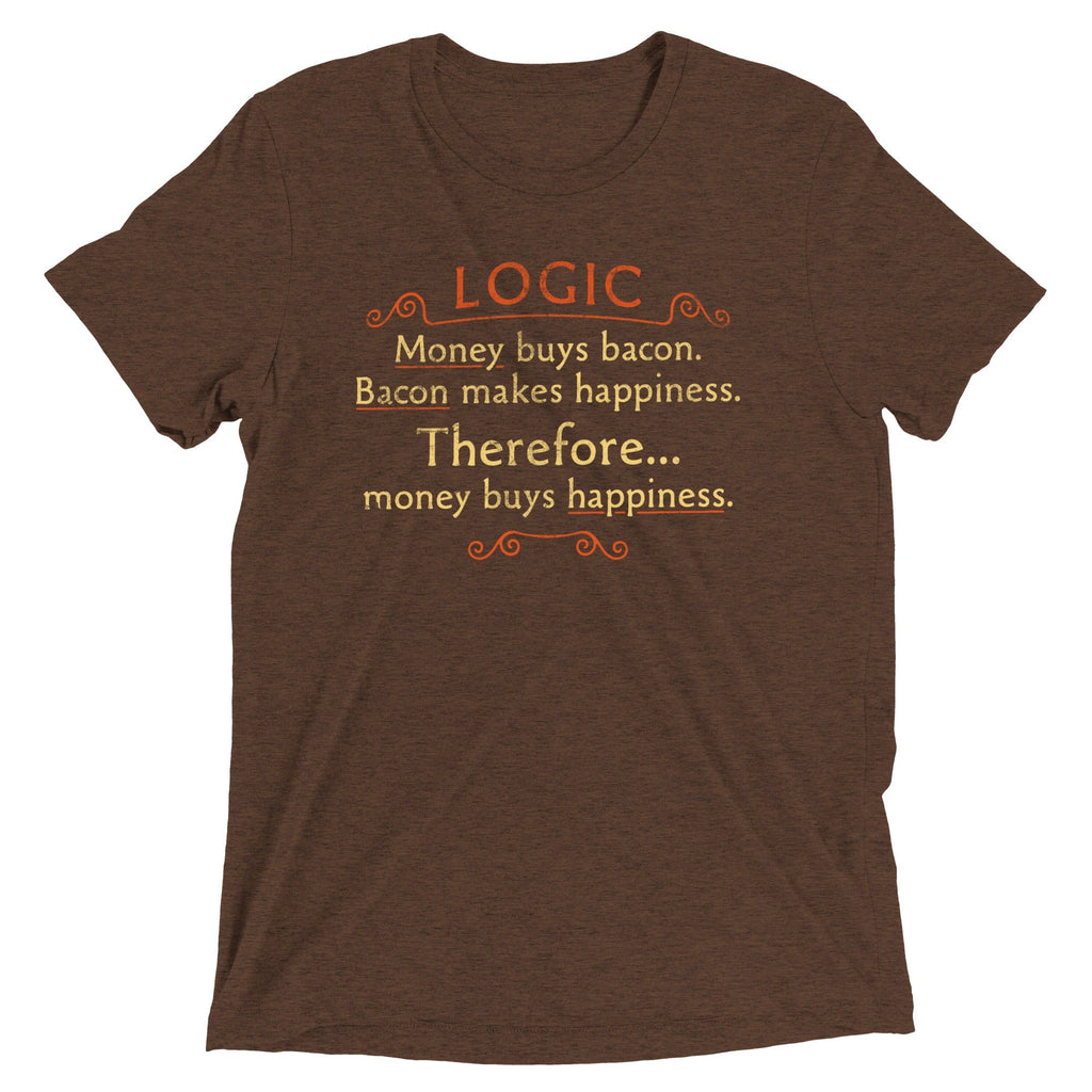 Money Buys Happiness Men's Tri-Blend - Adult & Kids T-Shirts, Sweatshirts & Hoodies apparel design preview 1