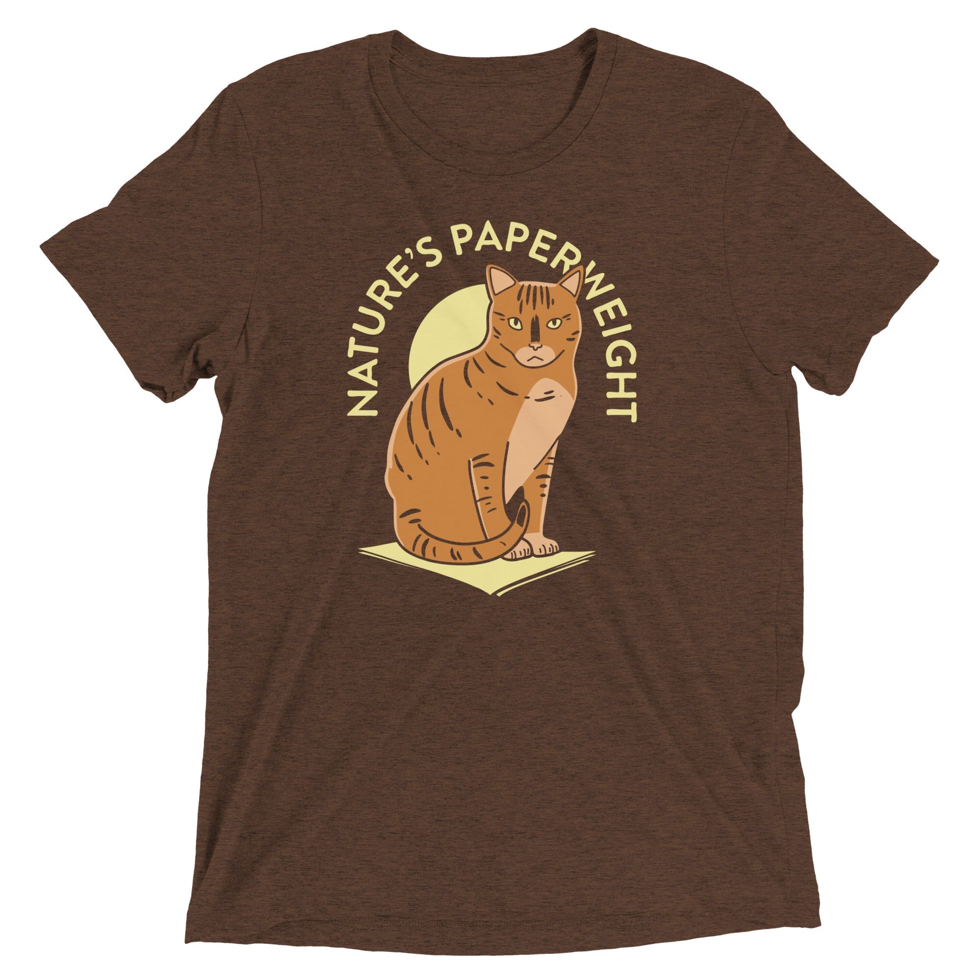 Nature's Paperweight Men's Tri-Blend - Adult & Kids T-Shirts, Sweatshirts & Hoodies apparel design preview 1