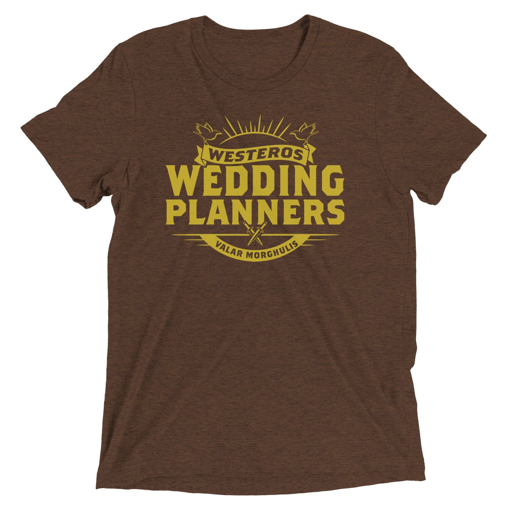 Westeros Wedding Planners Men's Tri-Blend - Adult & Kids T-Shirts, Sweatshirts & Hoodies apparel design preview 1