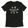 Let's Party Dice Men's Tri-Blend - Adult & Kids T-Shirts, Sweatshirts & Hoodies apparel design preview 1