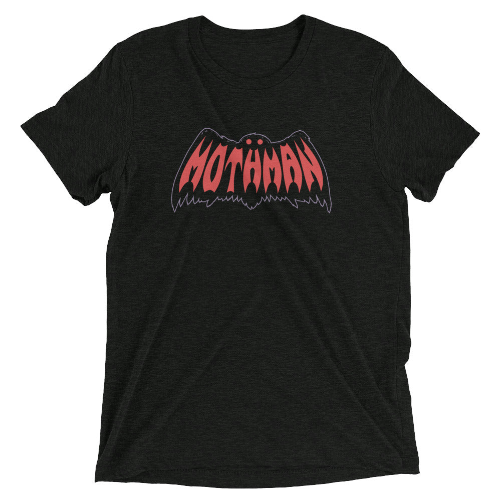 Mothman Men's Tri-Blend - Adult & Kids T-Shirts, Sweatshirts & Hoodies apparel design preview 1