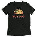 Taco Is A Hotdog Men's Tri-Blend - Adult & Kids T-Shirts, Sweatshirts & Hoodies apparel design preview 1