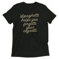 Spaghetti Helps You Forgetti Your Regretti Men's - Adult & Kids T-Shirts, Sweatshirts & Hoodies apparel design preview 1