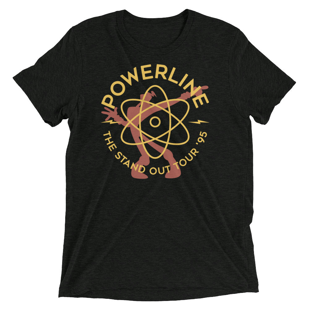 Powerline Men's Tri-Blend - Adult & Kids T-Shirts, Sweatshirts & Hoodies apparel design preview 1