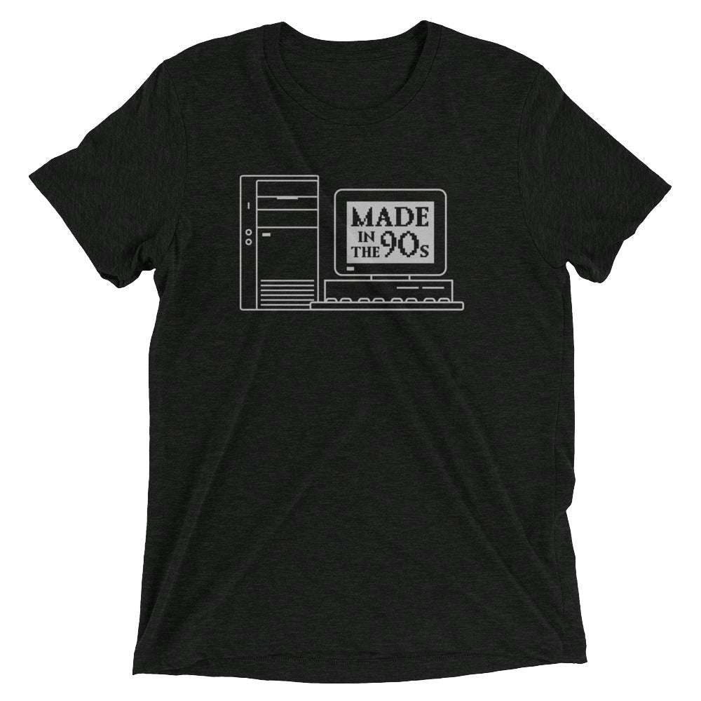 Made In The 90s Men's Tri-Blend - Adult & Kids T-Shirts, Sweatshirts & Hoodies apparel design preview 1
