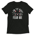 I Am The Night Fear Me Men's Tri-Blend - Adult & Kids T-Shirts, Sweatshirts & Hoodies apparel design preview 1