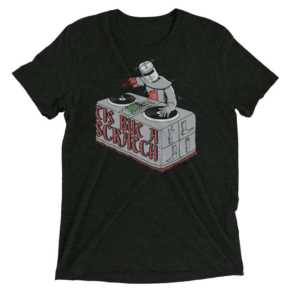 Tis But A Scratch Men's Tri-Blend - Adult & Kids T-Shirts, Sweatshirts & Hoodies apparel design preview 1