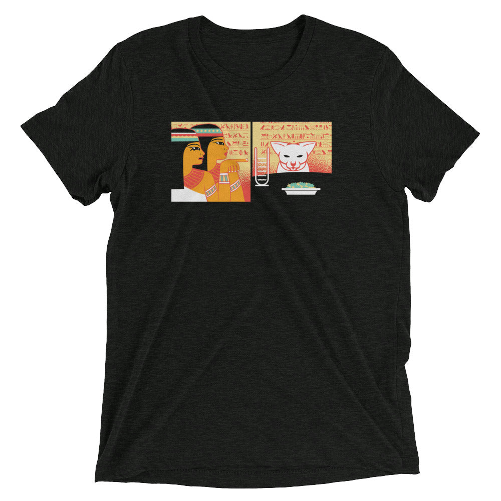 Egyptian Cat Men's Tri-Blend - Adult & Kids T-Shirts, Sweatshirts & Hoodies apparel design preview 1